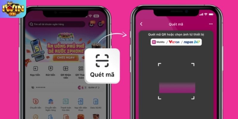 Cách thức nạp tiền IWIN qua ví Momo