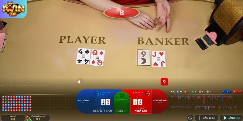 Baccarat IWIN bàn chơi online Player Banker Tie