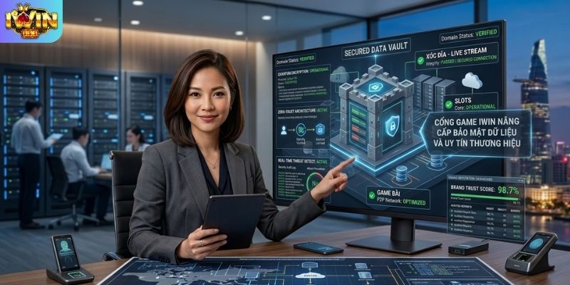 Cổng game IWIN nâng cấp bảo mật dữ liệu và uy tín thương hiệu